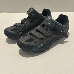 Louis Garneau Womens Sapphire Bike Shoes Asphalt Black Size 10.5 US